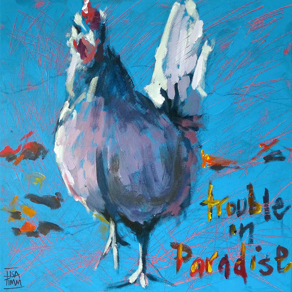 Trouble in Paradise art print by Lisa Timmerman for $57.95 CAD