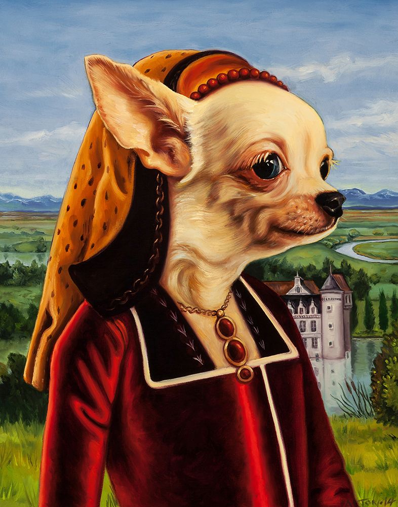Princess Chihuahua art print by Jane R. Talton for $57.95 CAD