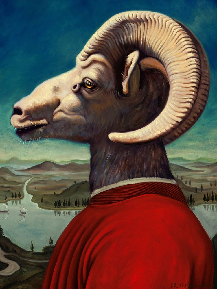 Ram art print by Jane R. Talton for $57.95 CAD