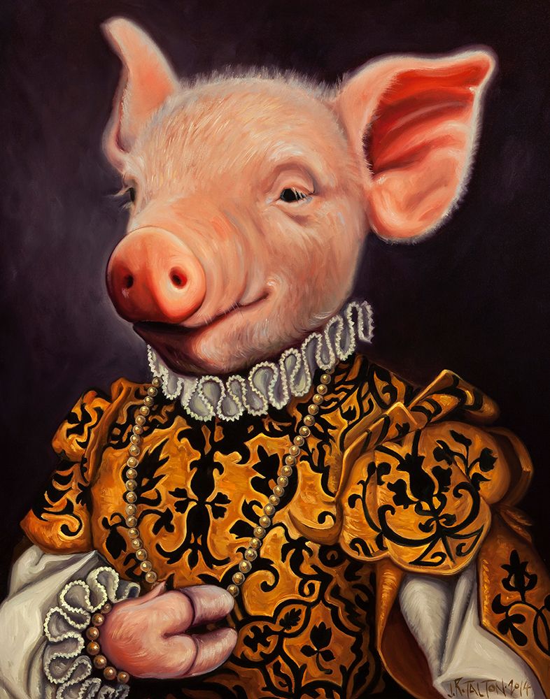 The Piglet art print by Jane R. Talton for $57.95 CAD