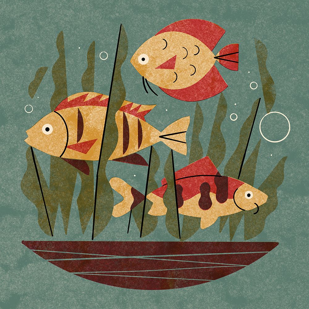 Fish and Seaweed art print by Renea L. Thull for $57.95 CAD