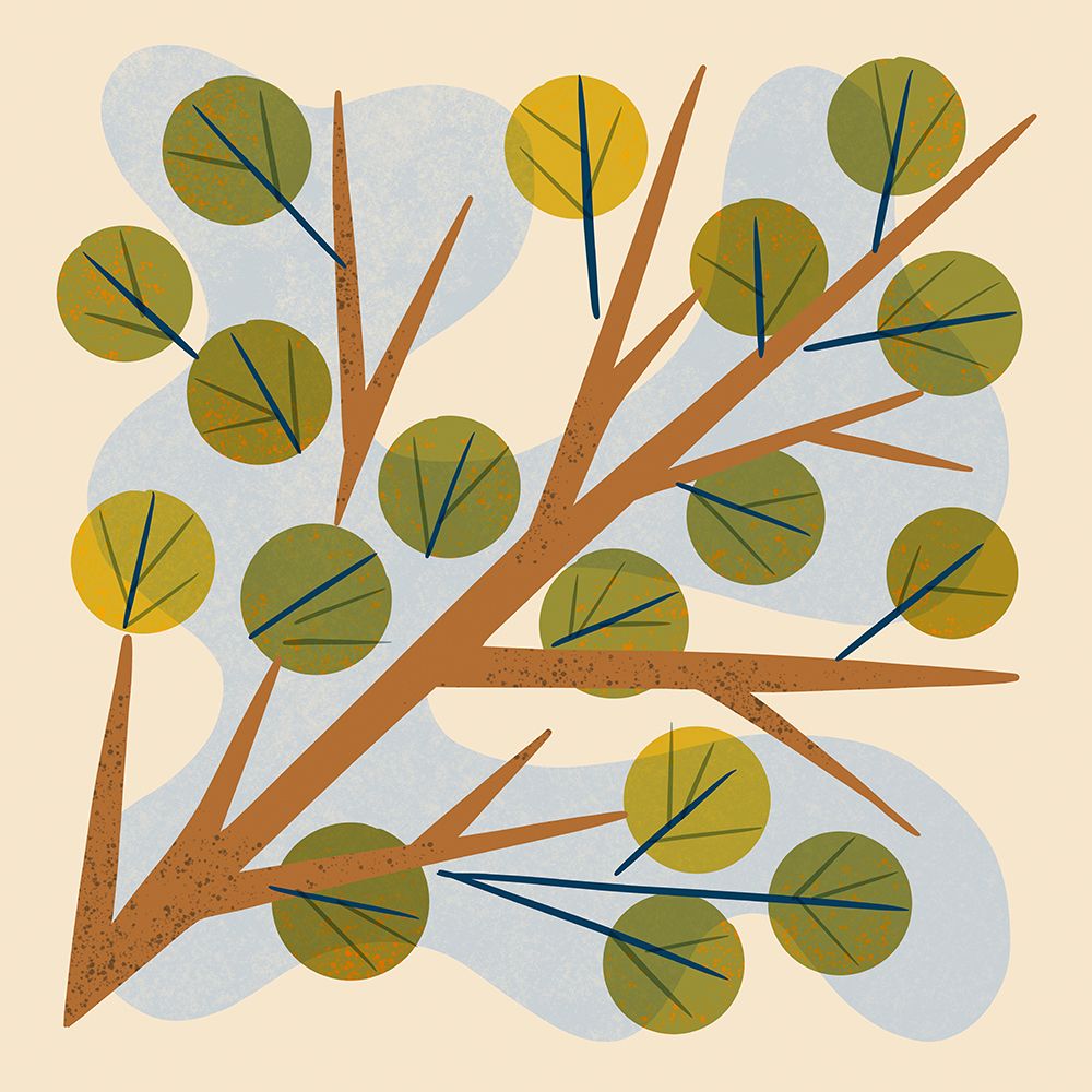 Branch and Leaves art print by Renea L. Thull for $57.95 CAD
