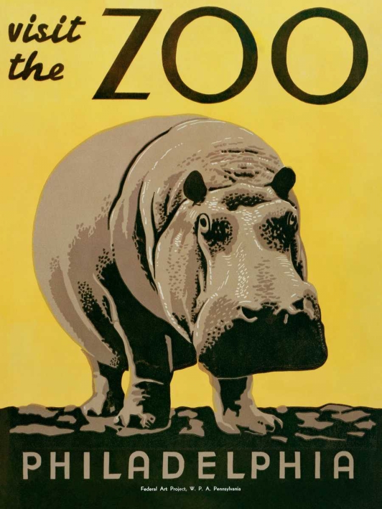 Visit the Zoo art print by Unknown for $57.95 CAD