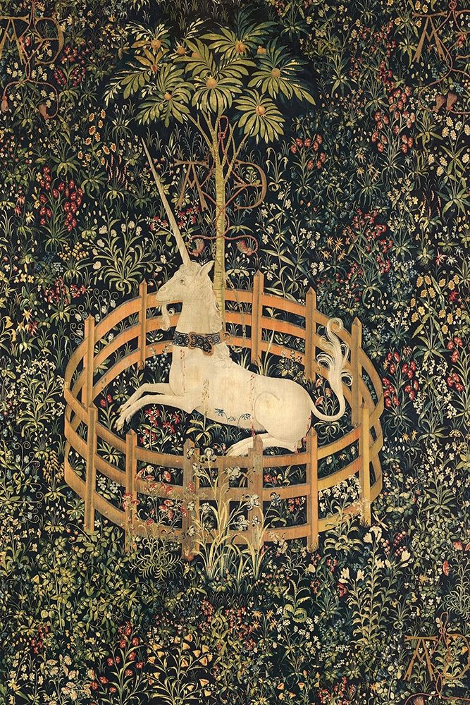 The Unicorn in Captivity art print by Unknown for $57.95 CAD