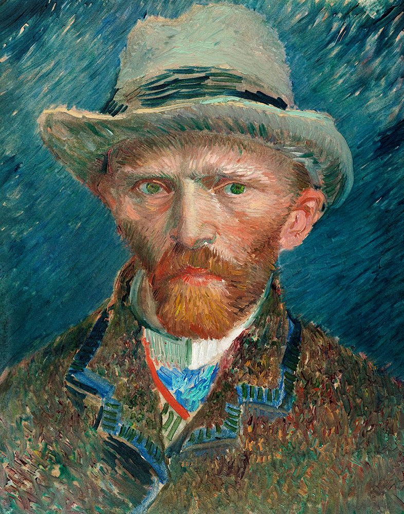 Self-Portrait, 1887 art print by Vincent Van Gogh for $57.95 CAD