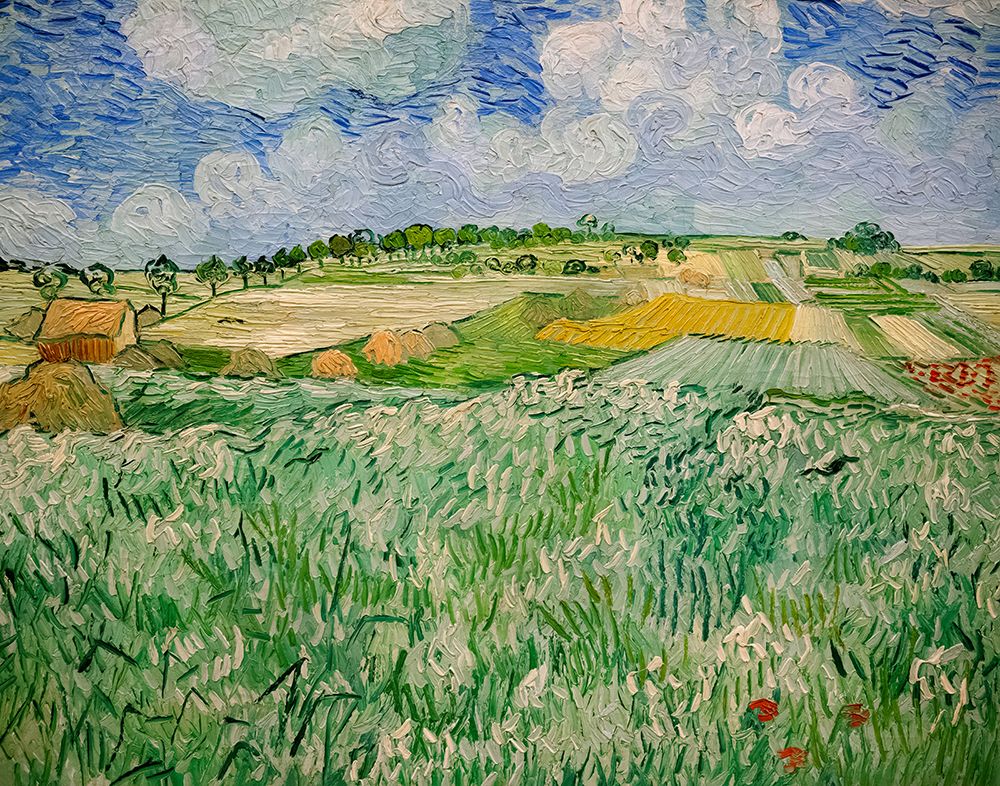 Plain near Auvers, 1890 art print by Vincent Van Gogh for $57.95 CAD