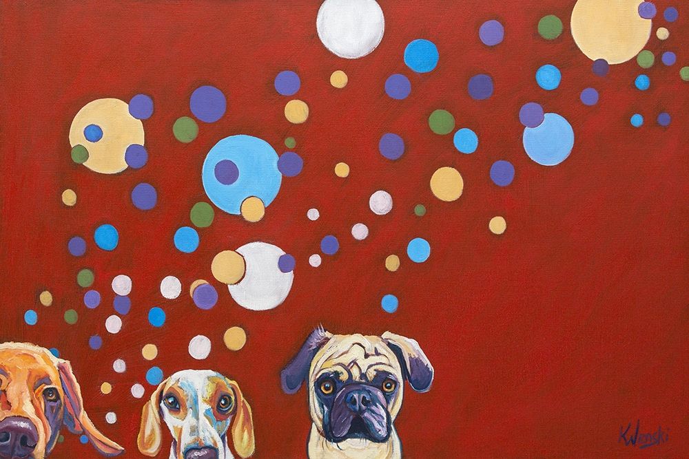 When Dogs Drink art print by Kathryn Wronski for $57.95 CAD