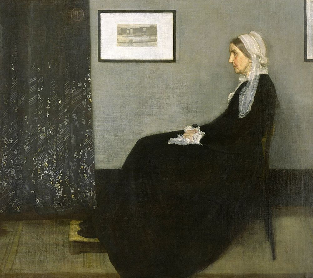 Whistlers Mother, 1871 art print by James Abbott McNeill Whistler for $57.95 CAD