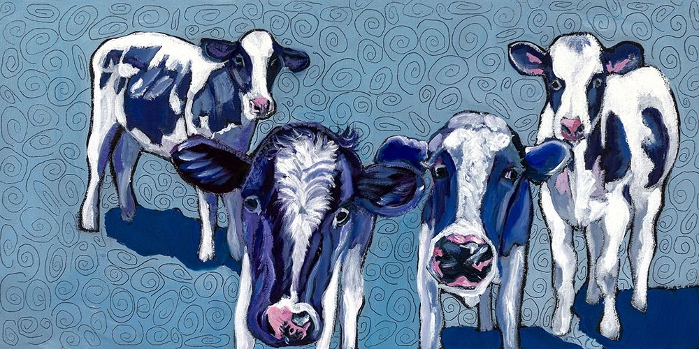 Four Cows art print by Kathryn Wronski for $57.95 CAD