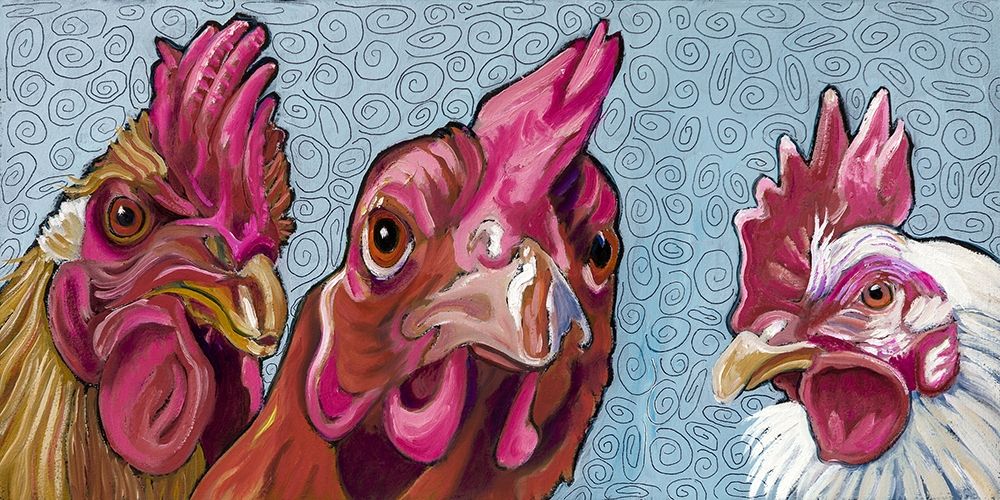 Three Chicks art print by Kathryn Wronski for $57.95 CAD