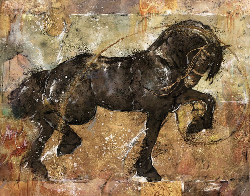 Fibonacci Horse art print by Marta Wiley for $57.95 CAD