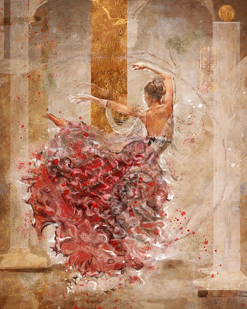 Temple Dancer No. 1 art print by Marta Wiley for $57.95 CAD
