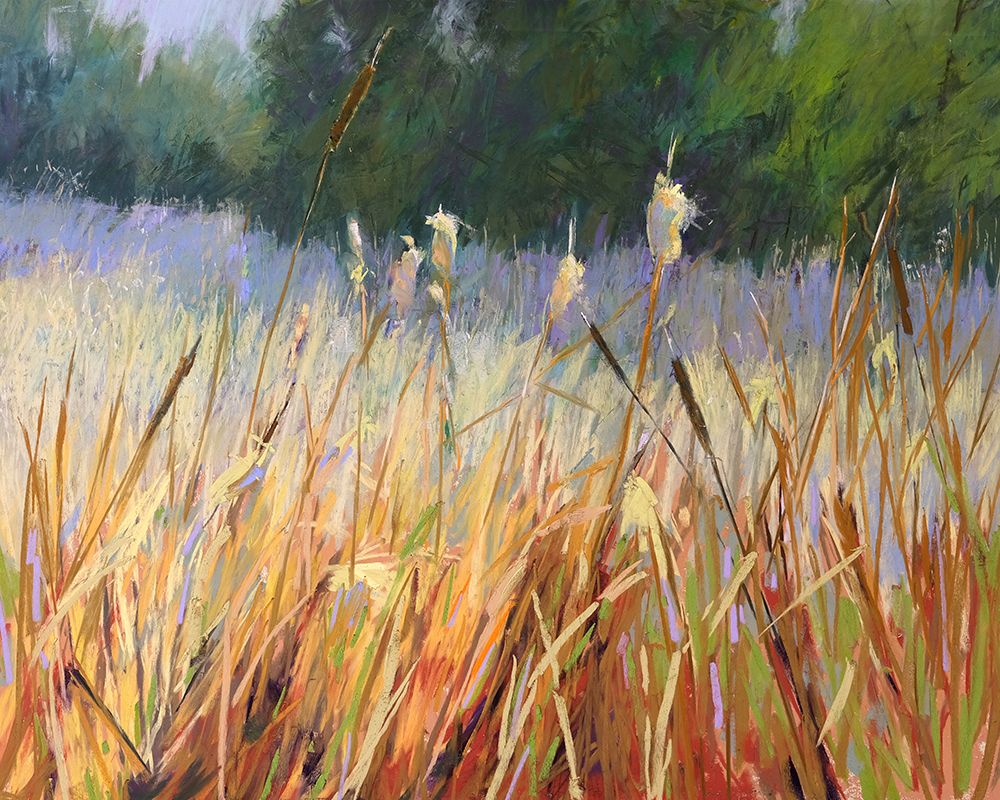 Cattails art print by Carol Strock Wasson for $57.95 CAD