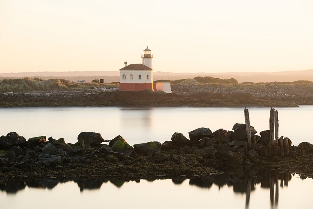 Coquille River Lighthouse art print by Richard Wong for $57.95 CAD