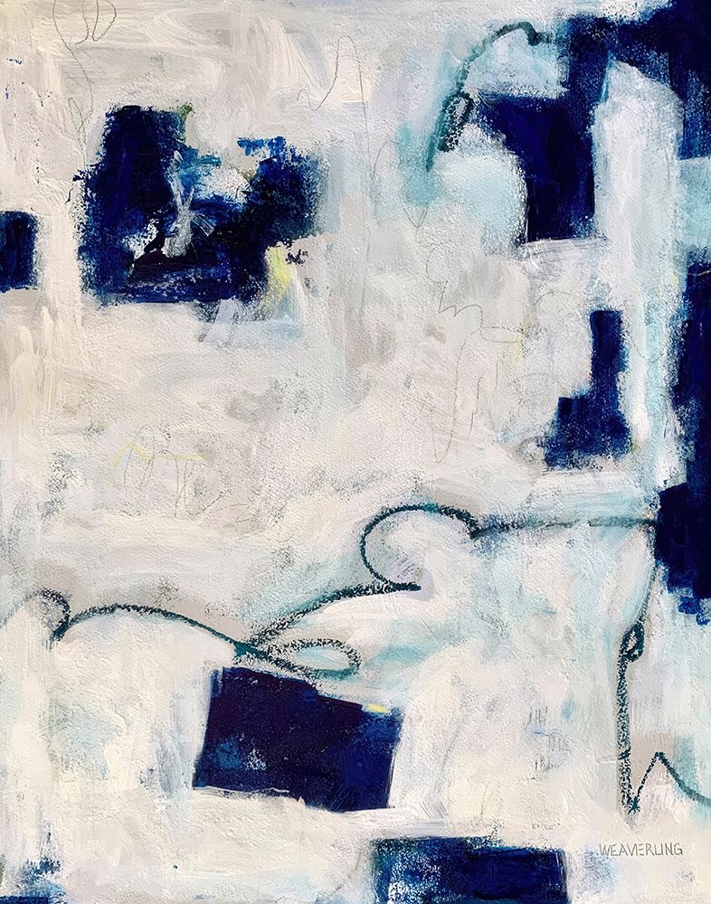 Drifting In Blue No. 1 art print by Julie Weaverling for $57.95 CAD