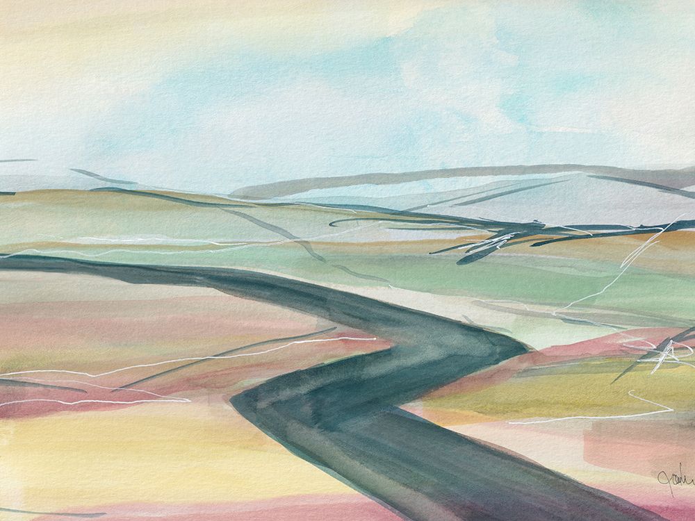 Soft Wanderings 1 art print by Jan Weiss for $57.95 CAD