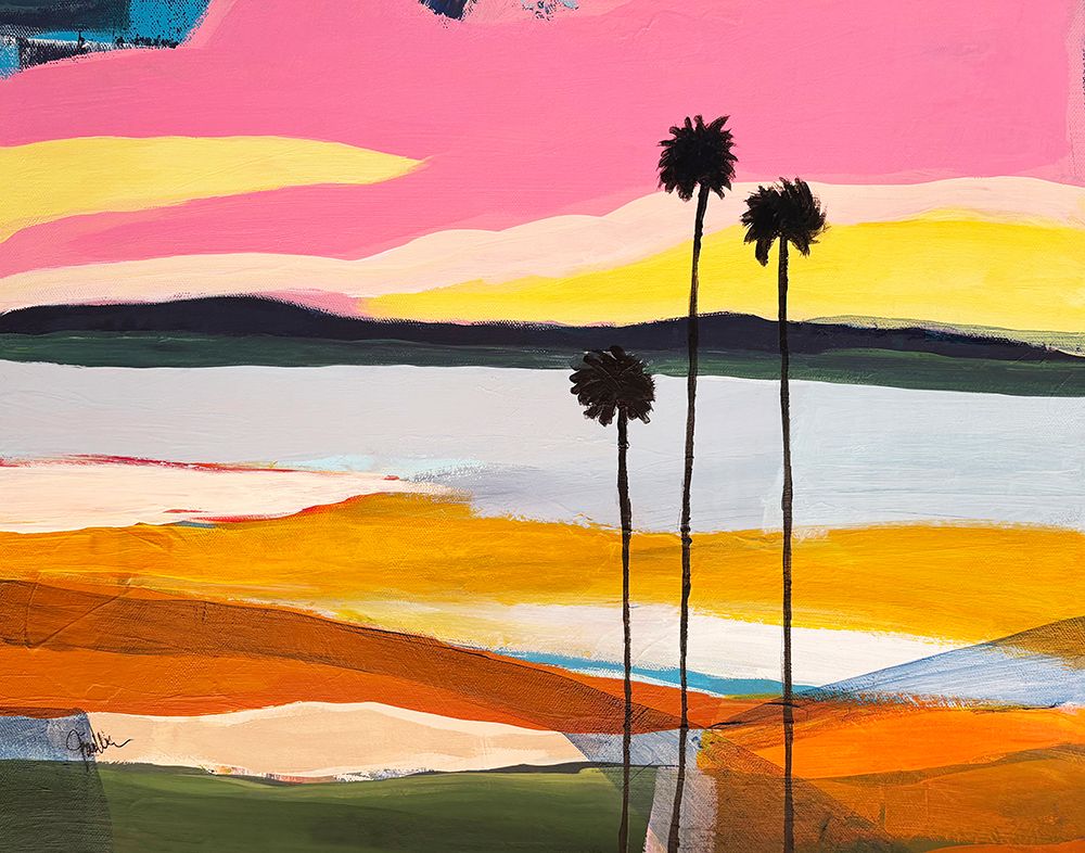 Where The Palms Sway 1 art print by Jan Weiss for $57.95 CAD