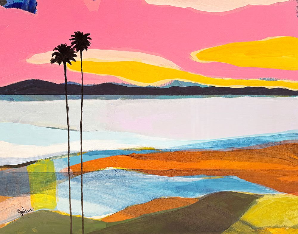 Where The Palms Sway 2 art print by Jan Weiss for $57.95 CAD