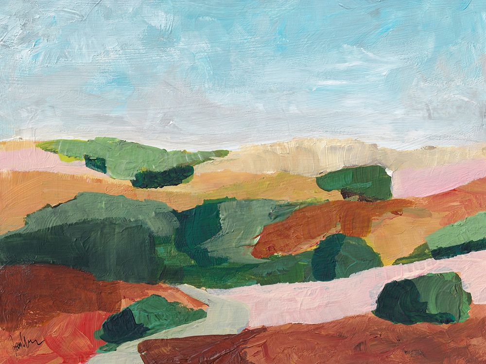 Summer Hills 2 art print by Jan Weiss for $57.95 CAD