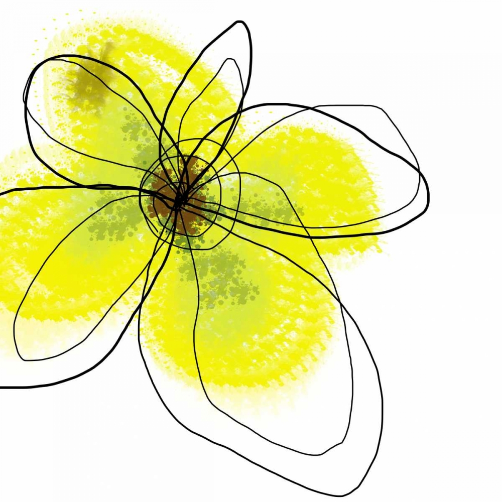 Yellow Petals Four art print by Jan Weiss for $57.95 CAD