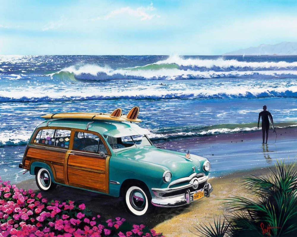Surf City art print by Scott Westmoreland for $57.95 CAD