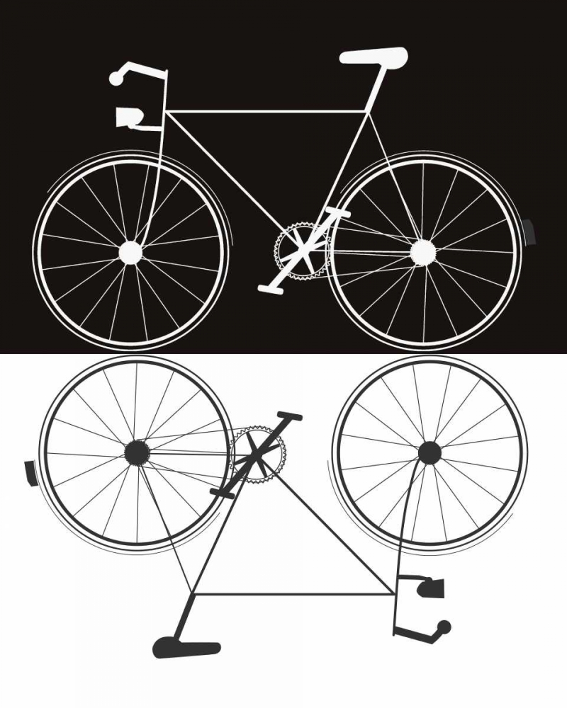 Two Bikes art print by Jan Weiss for $57.95 CAD