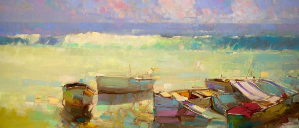 Rowboats art print by Vahe Yeremyan for $57.95 CAD