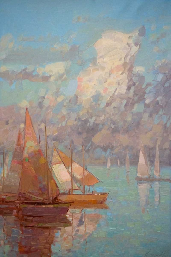 Sail Boats art print by Vahe Yeremyan for $57.95 CAD