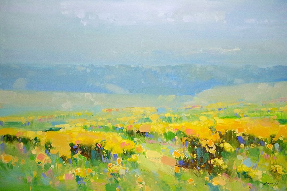 Yellow Valley art print by Vahe Yeremyan for $57.95 CAD