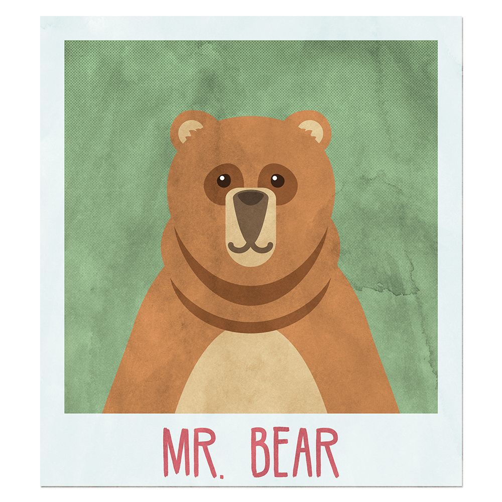 Mr. Bear Selfie art print by SD Graphics Studio for $57.95 CAD