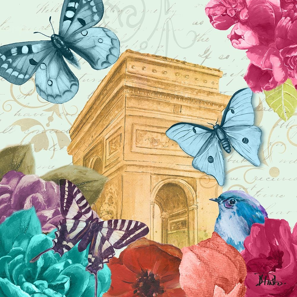 Belles Fleurs Ã  Paris II art print by Patricia Pinto for $57.95 CAD