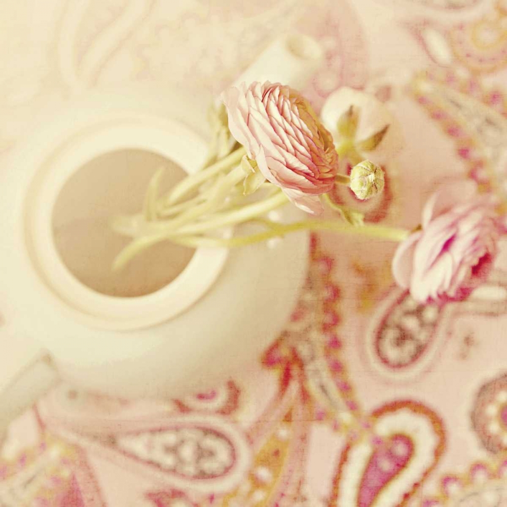 Teapot with Peonies art print by Sarah Gardner for $57.95 CAD