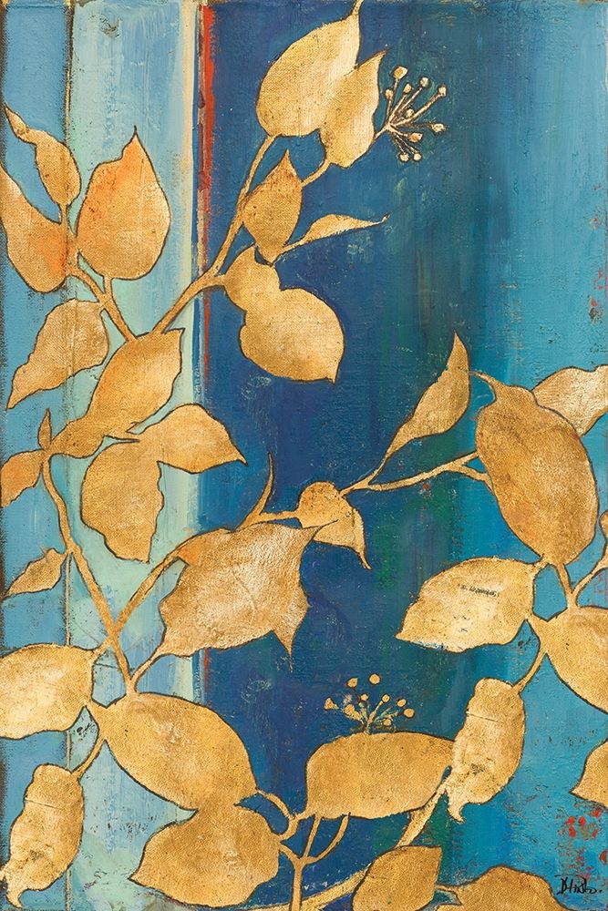 Golden Blue art print by Patricia Pinto for $57.95 CAD