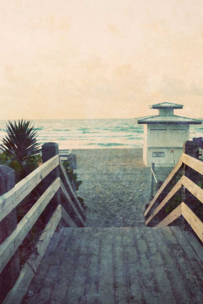 Filtered Beach Photo I art print by Gail Peck for $57.95 CAD