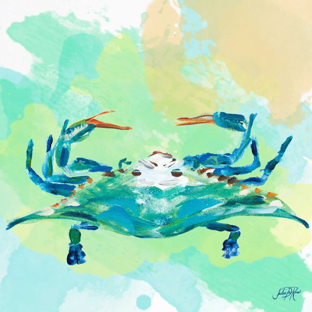 Watercolor Sea Creatures I art print by Julie DeRice for $57.95 CAD