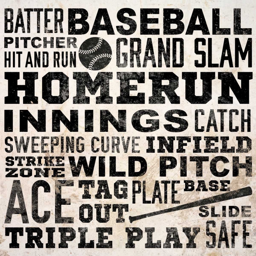 Sports Type IV art print by SD Graphics Studio for $57.95 CAD