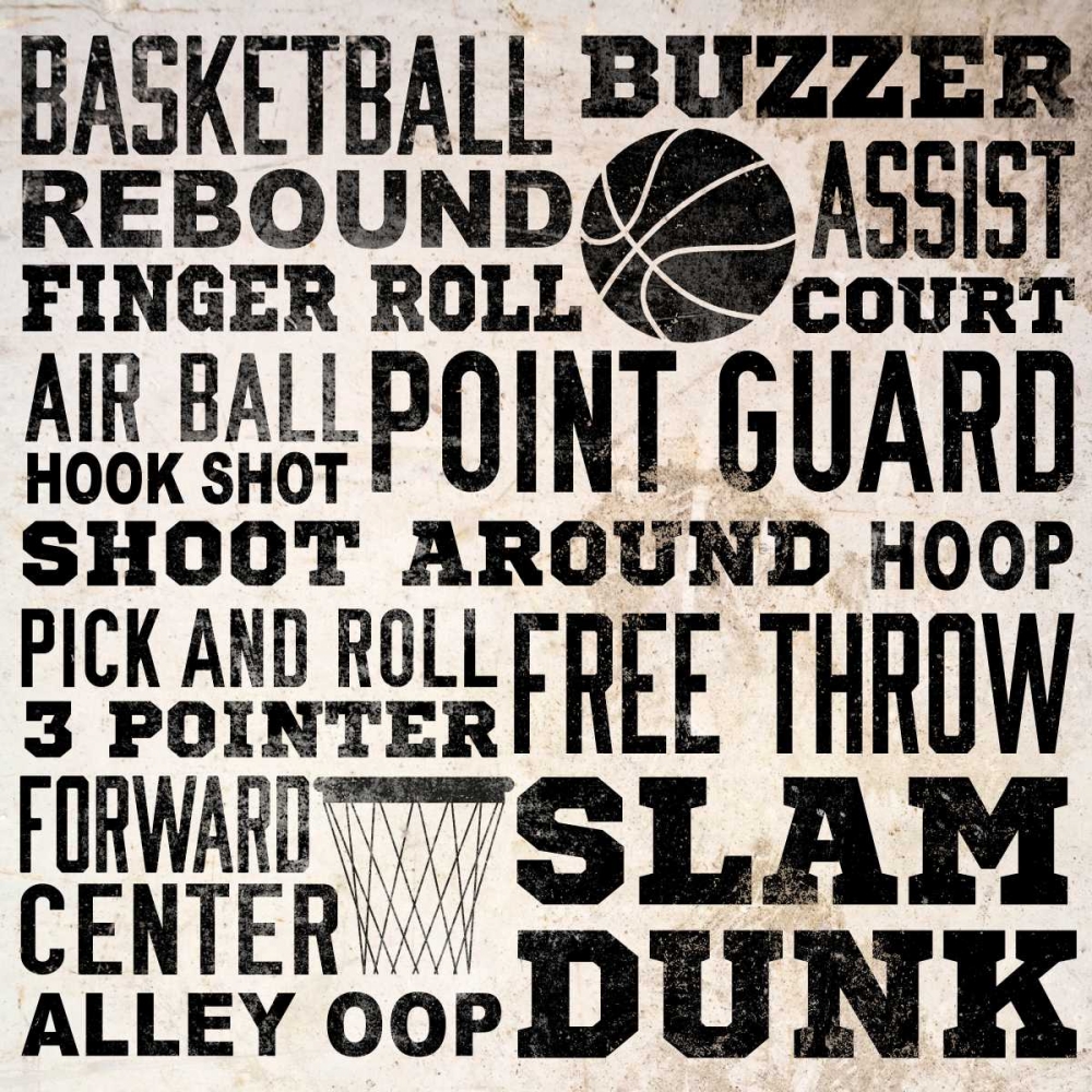 Sports Type II art print by SD Graphics Studio for $57.95 CAD