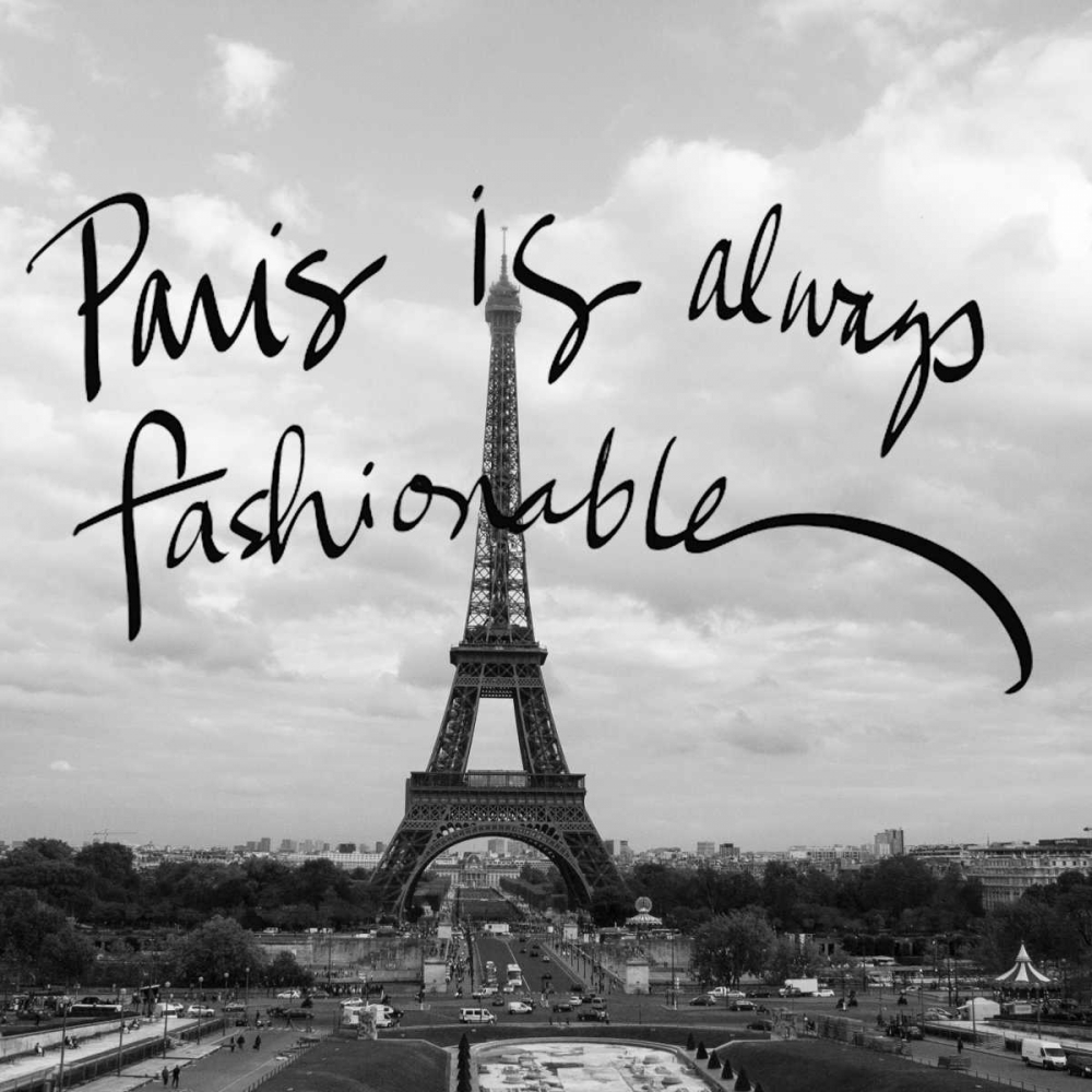 Fashionable Paris art print by Emily Navas for $57.95 CAD