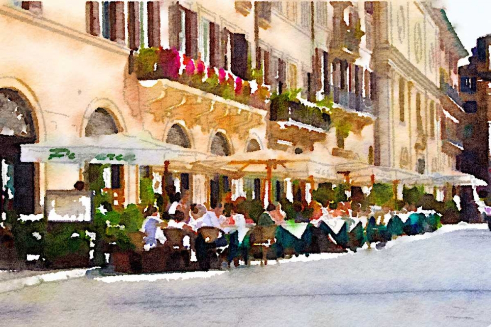 Cafe Italia art print by Emily Navas for $57.95 CAD