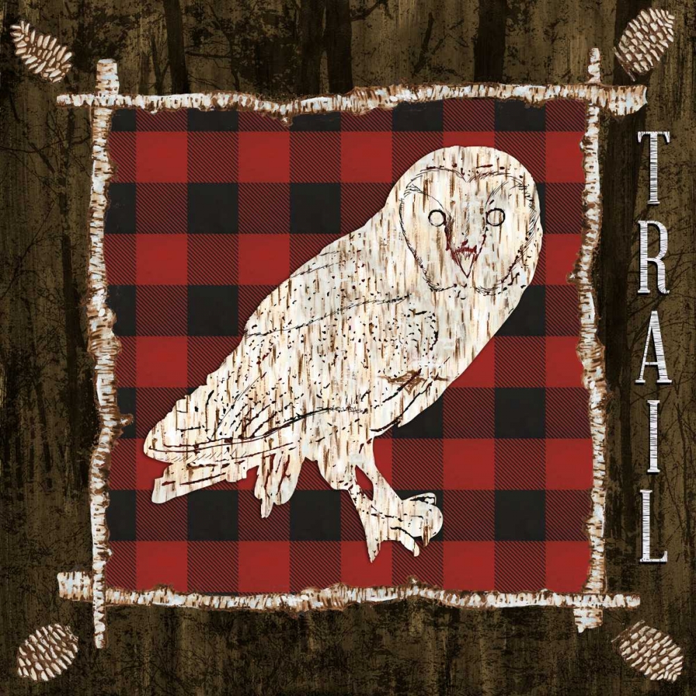 Plaid Birch Trail III art print by Gina Ritter for $57.95 CAD
