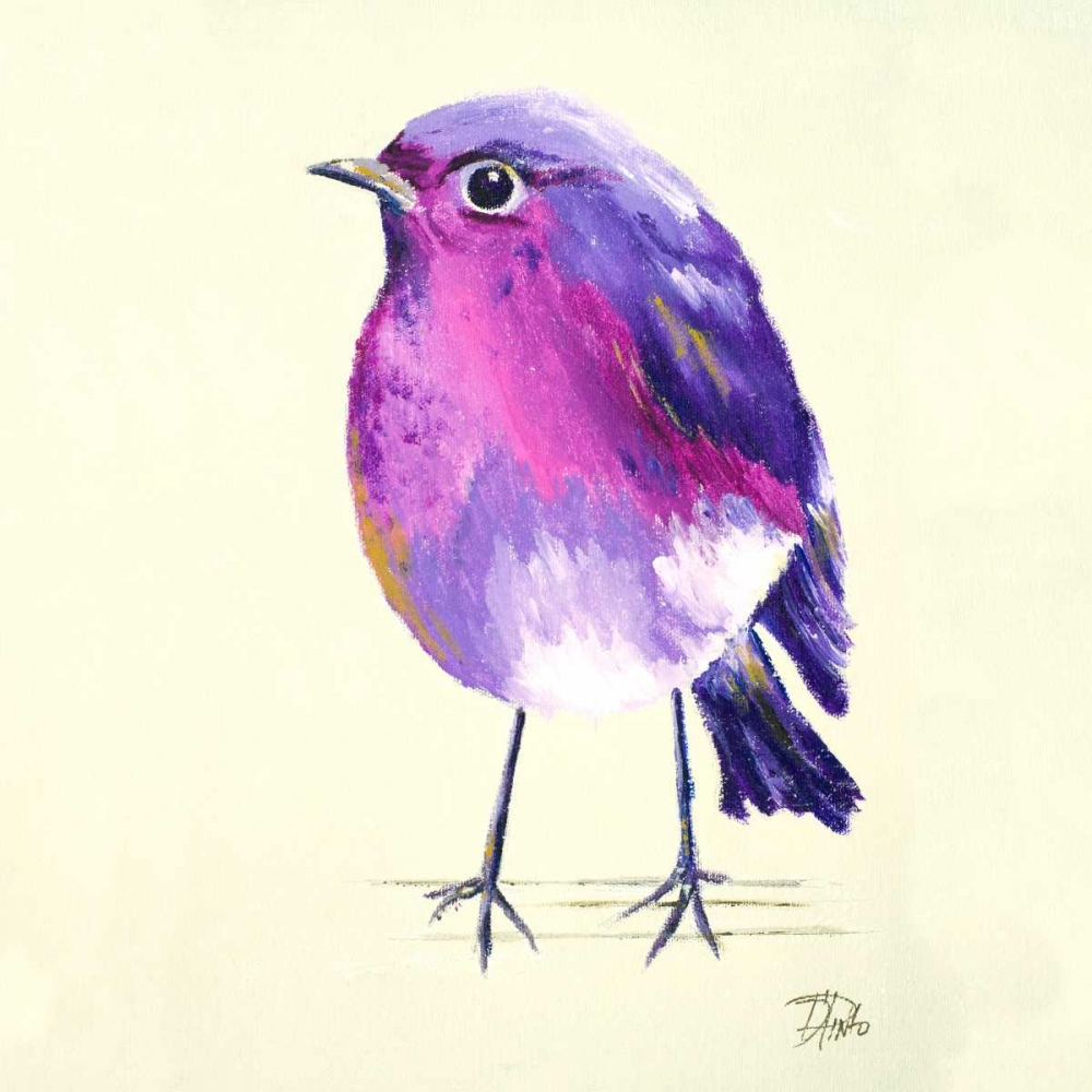 Purple Bird II art print by Patricia Pinto for $57.95 CAD