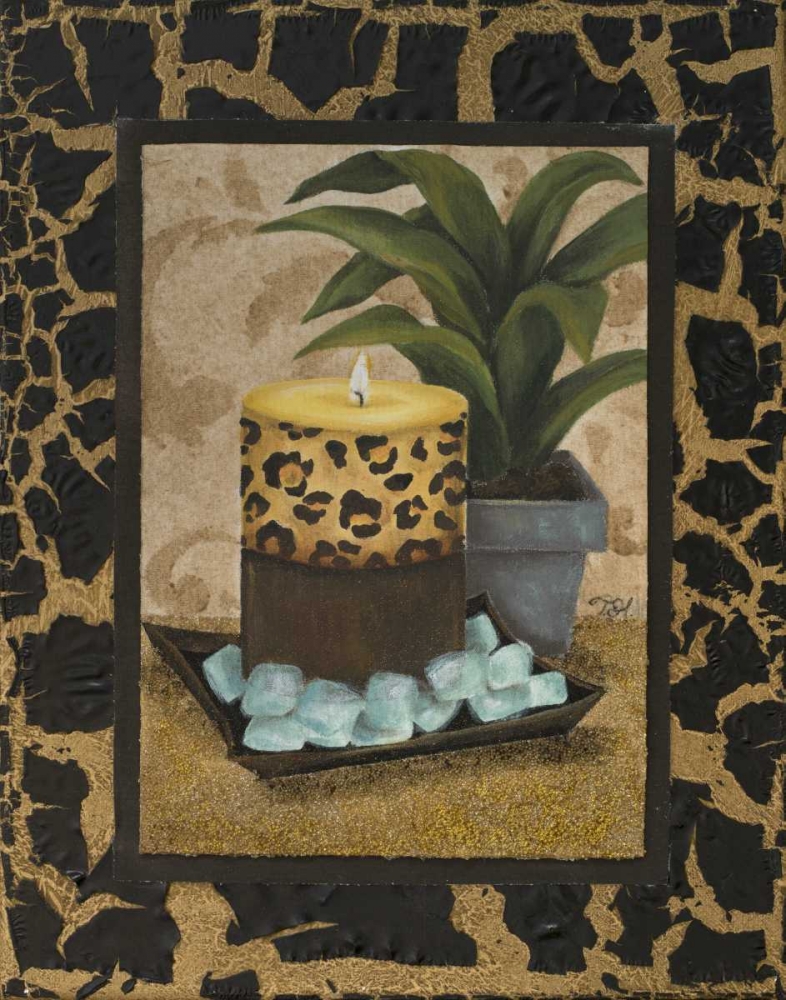 Golden Jungle Bath I art print by Tiffany Hakimipour for $57.95 CAD