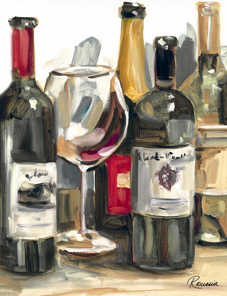 Wine Champ II art print by Heather A. French-Roussia for $57.95 CAD
