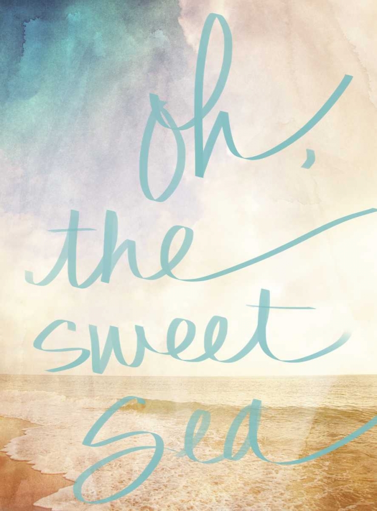 Oh the Sweet Sea Border art print by Susan Bryant for $57.95 CAD