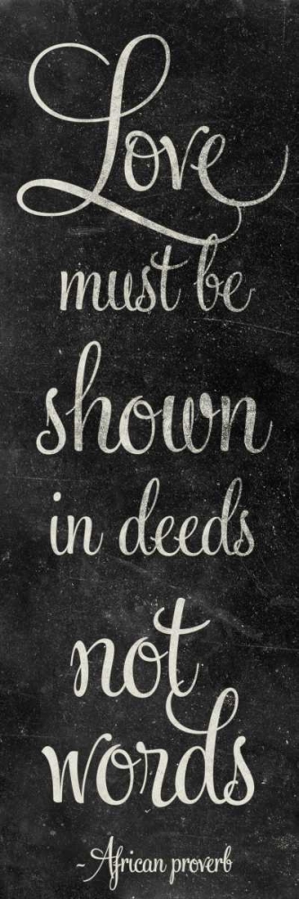 Deeds Not Words art print by SD Graphics Studio for $57.95 CAD