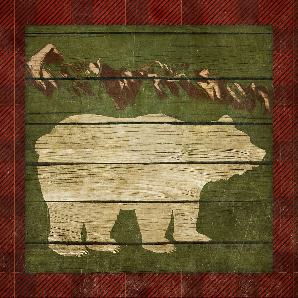 Rustic Nature on Plaid I art print by Andi Metz for $57.95 CAD