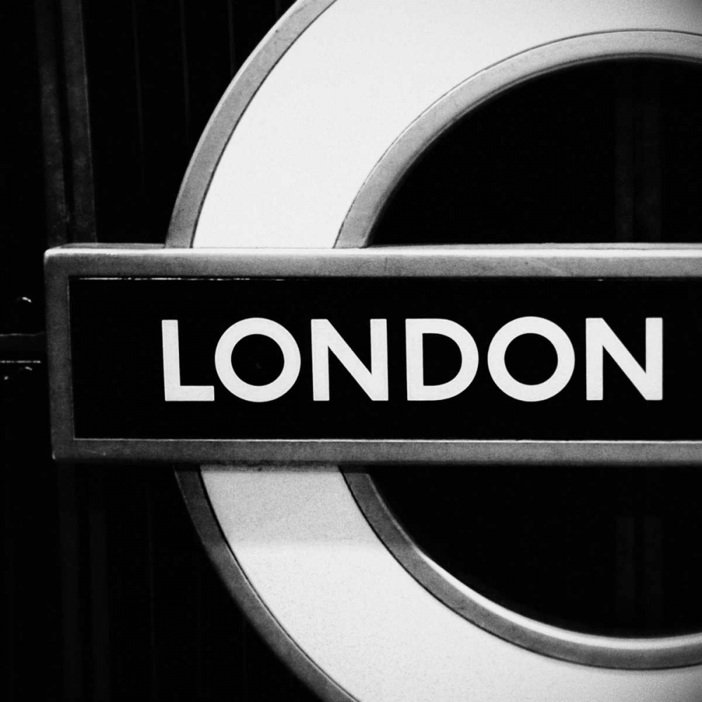 London Sign BandW art print by Gail Peck for $57.95 CAD