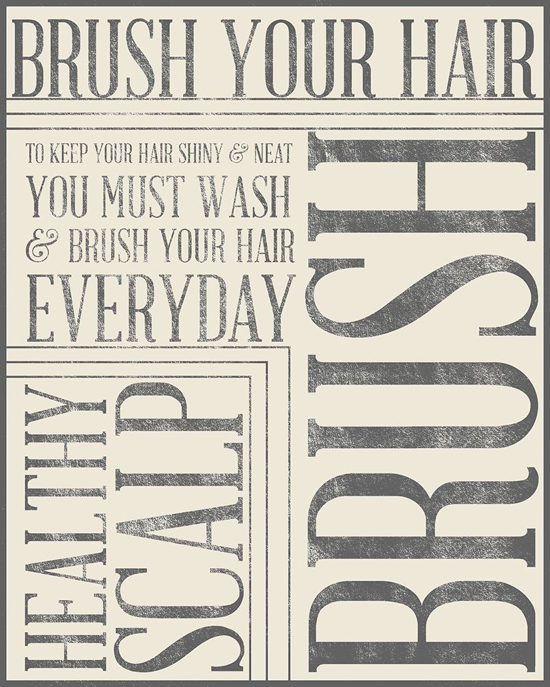 Bath Reminders in Gray I art print by SD Graphics Studio for $57.95 CAD