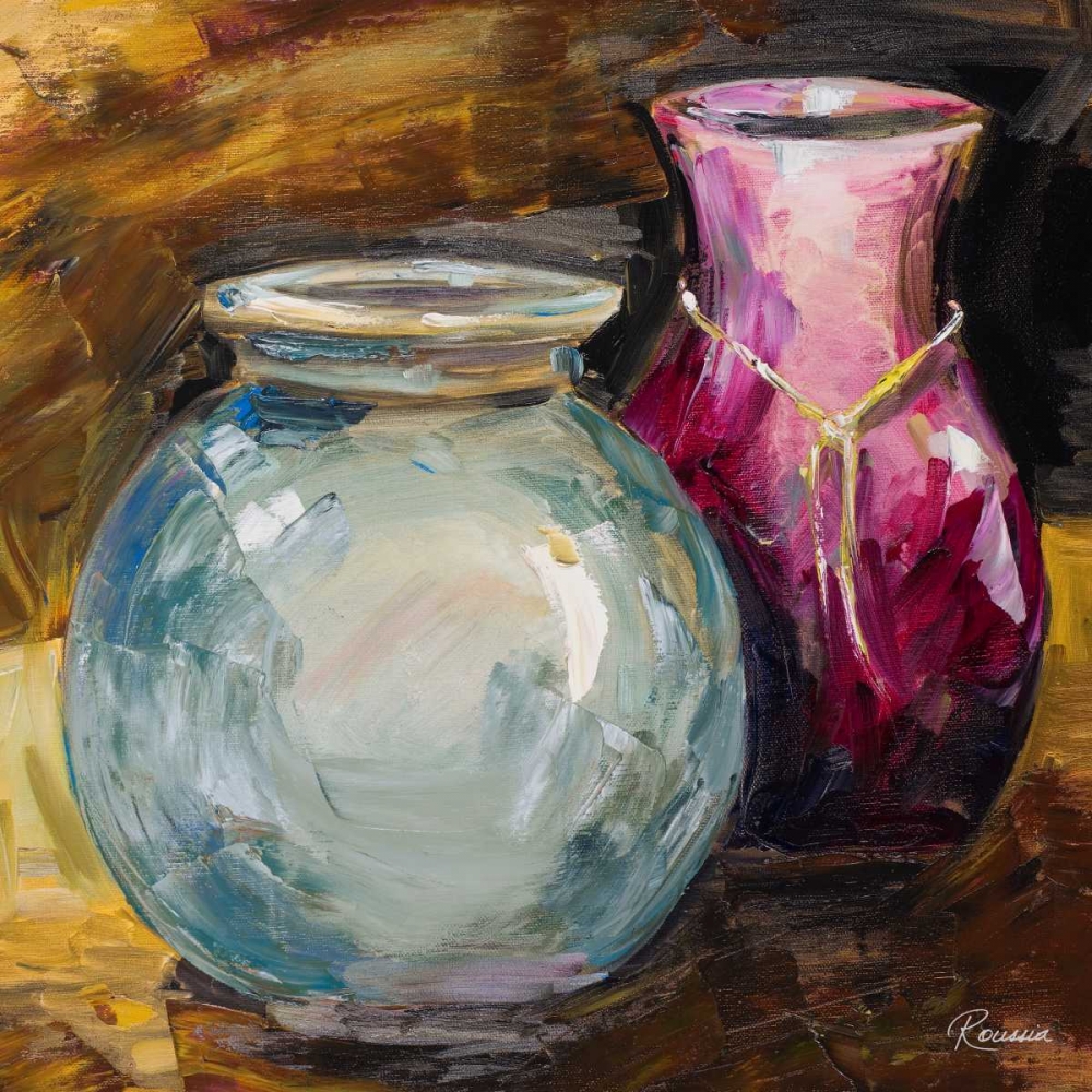 Jeweled Vases II art print by Heather A. French-Roussia for $57.95 CAD