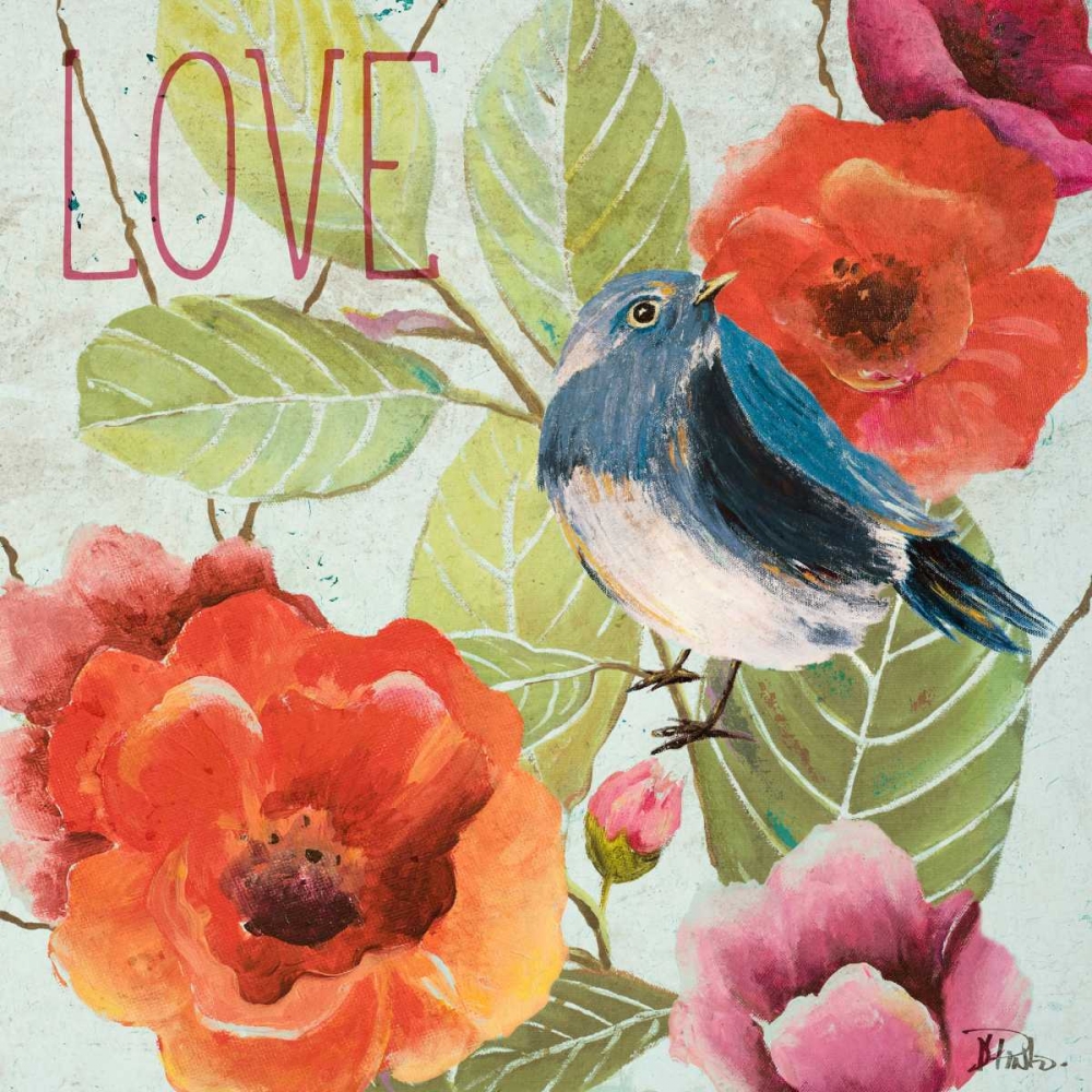 Beautiful Bird II  (Love) art print by Patricia Pinto for $57.95 CAD